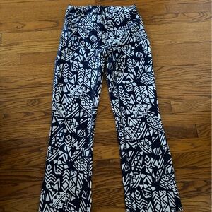 Geometric Black and White Women's Pants